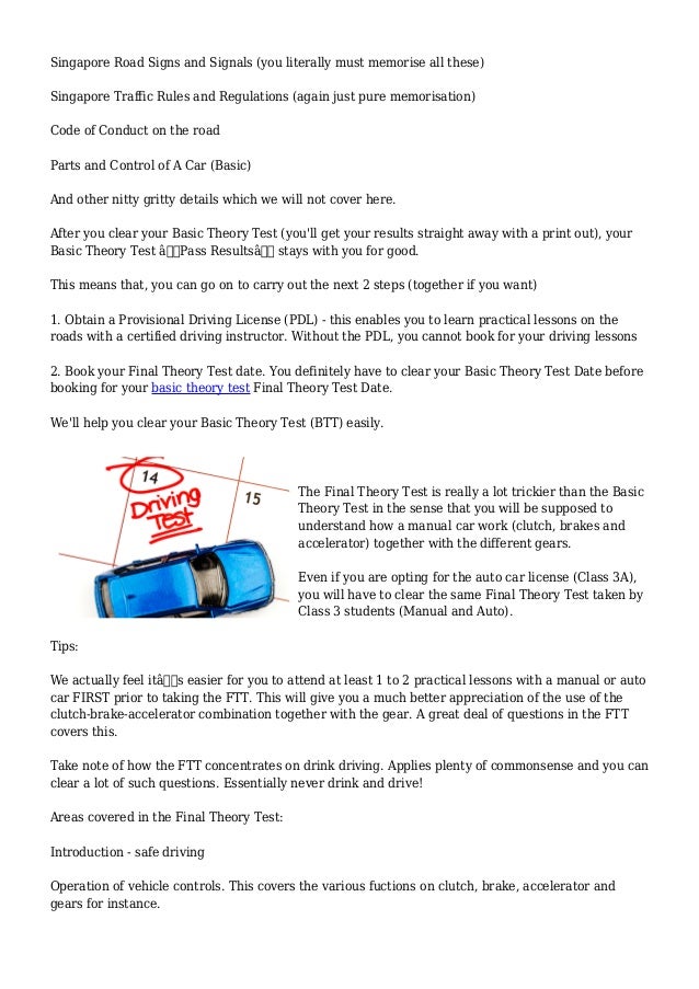 Basic Theory Test Book